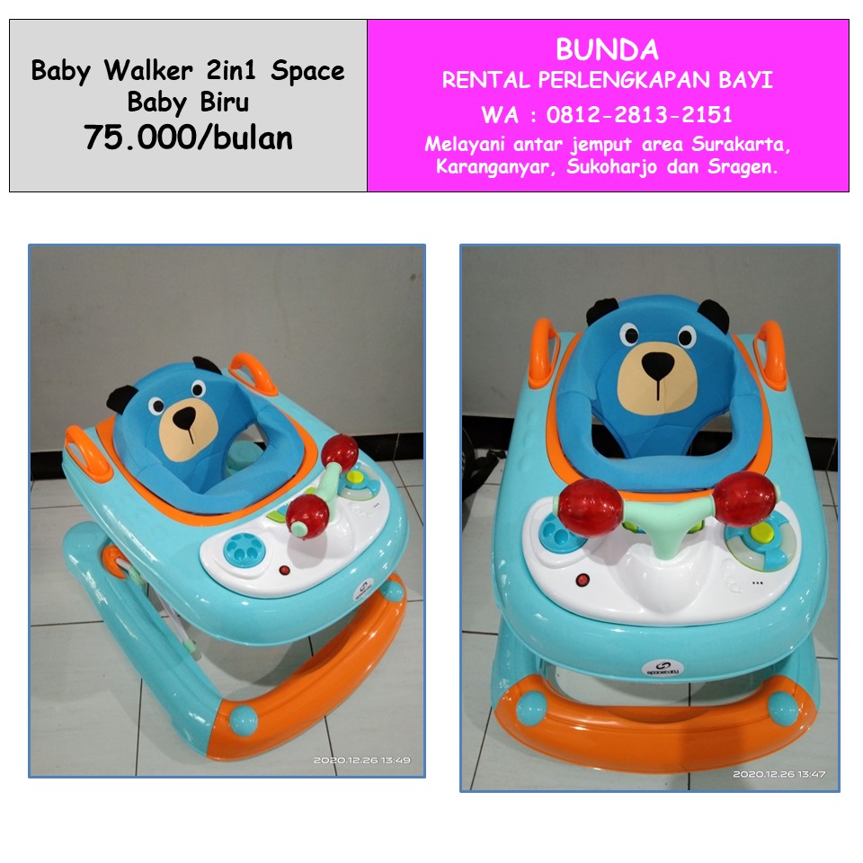 BABY WALKER SPACE BABY 2IN1 BIRU 02