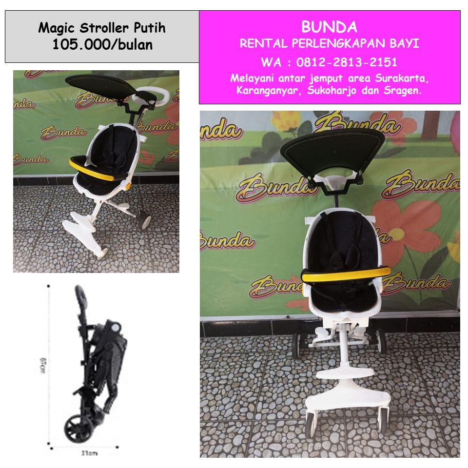 MAGIC STROLLER ZAVANESE  PUTIH