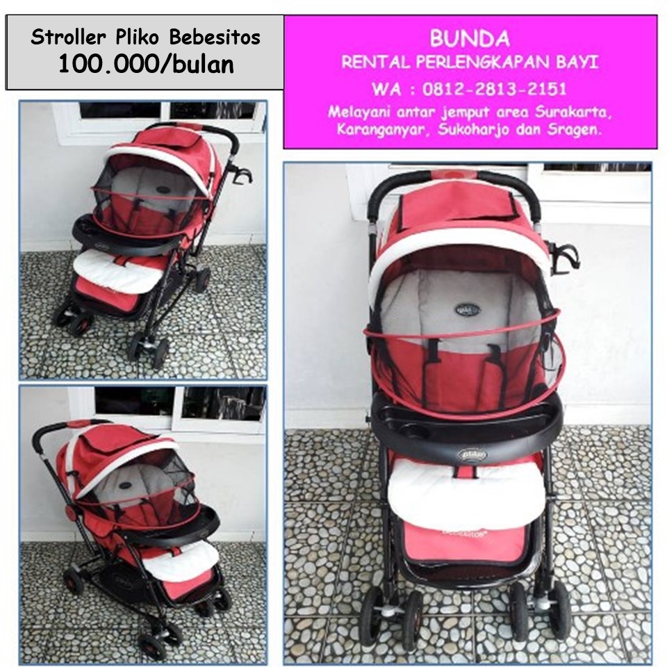 STROLLER PLIKO BEBESITOS MERAH 02
