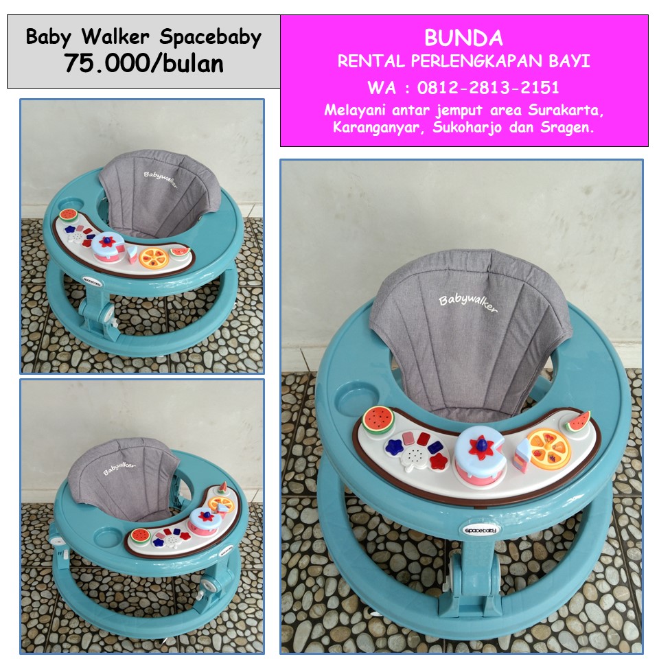 BABY WALKER SPACEBABY PINK 02