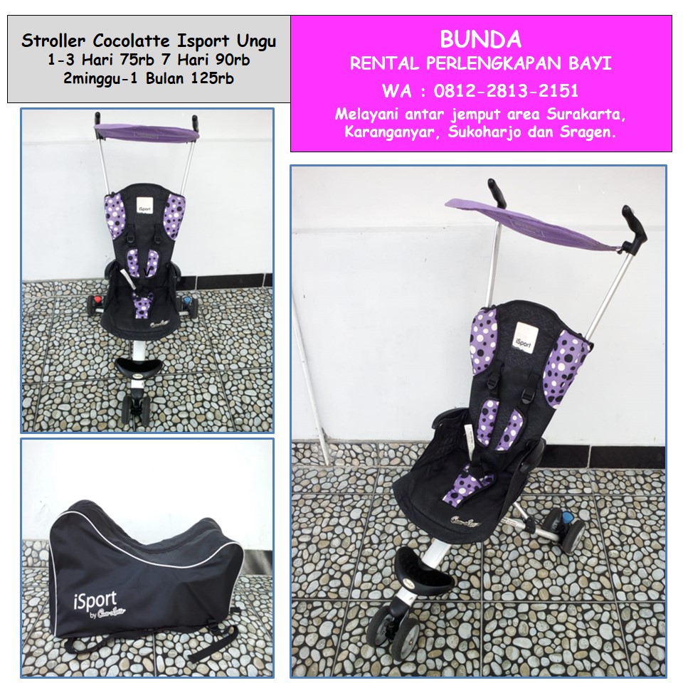 STROLLER COCOLATTE ISPORT UNGU