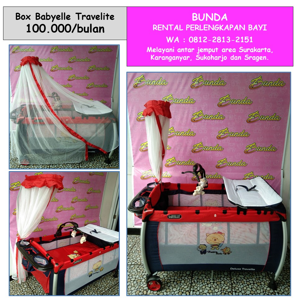 BOX BABYELLE TRAVELITE MERAH
