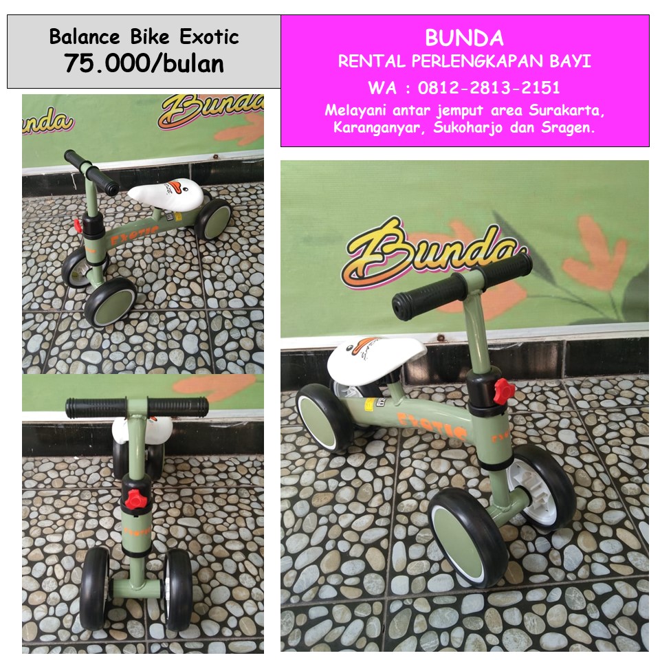 BALANCE BIKE EXOTIC 