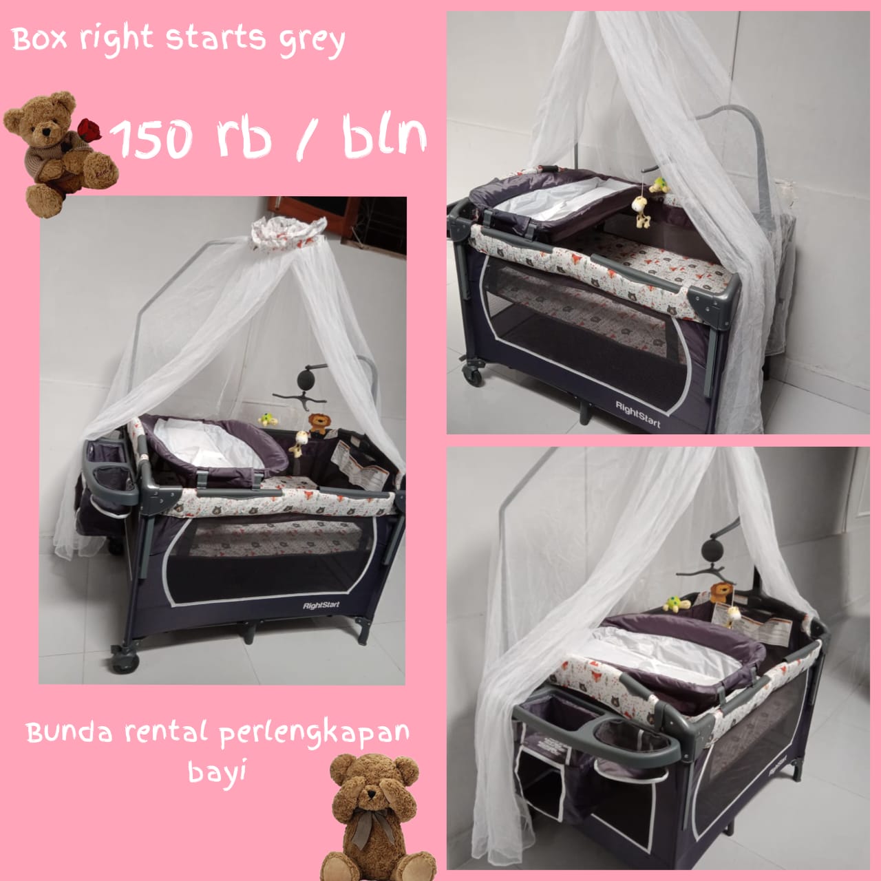 BOX BAYI BRIGHT STARTS GREY