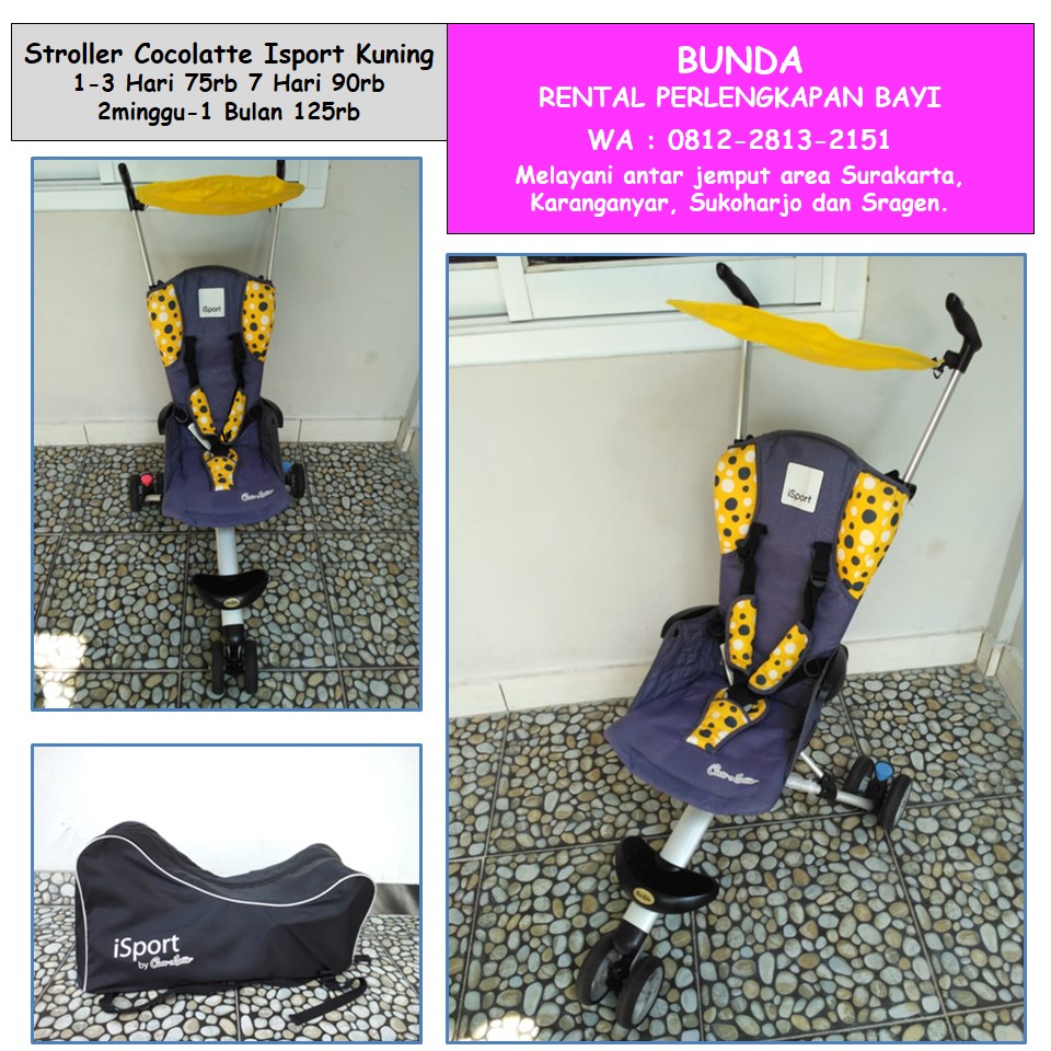STROLLER COCOLATTE ISPORT KUNING