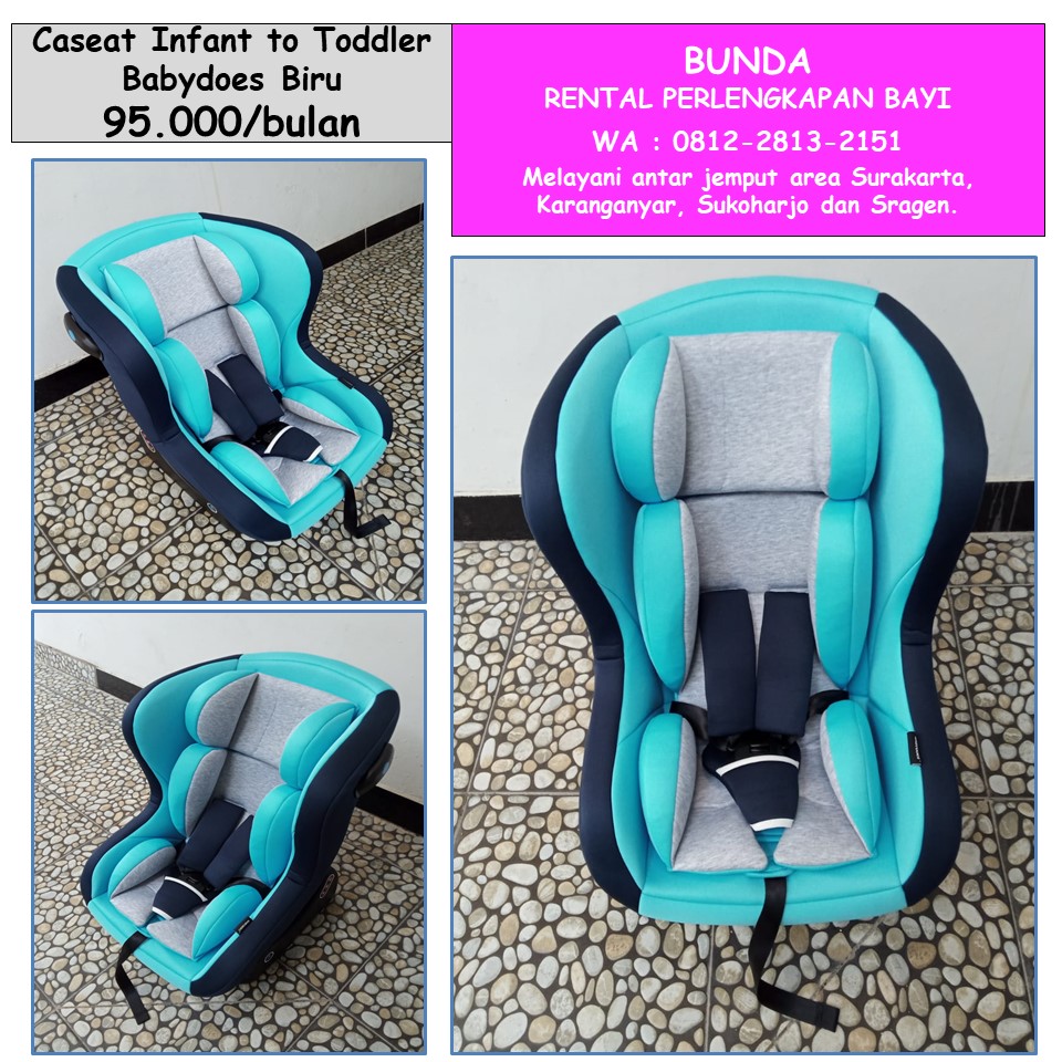 CARSEAT TODDLER BABYDOES BIRU