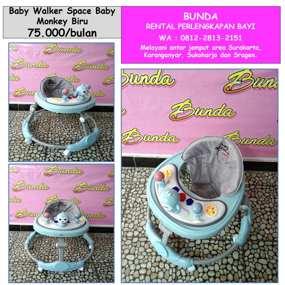 BABY WALKER SPACE BABY SB-506 BIRU 02