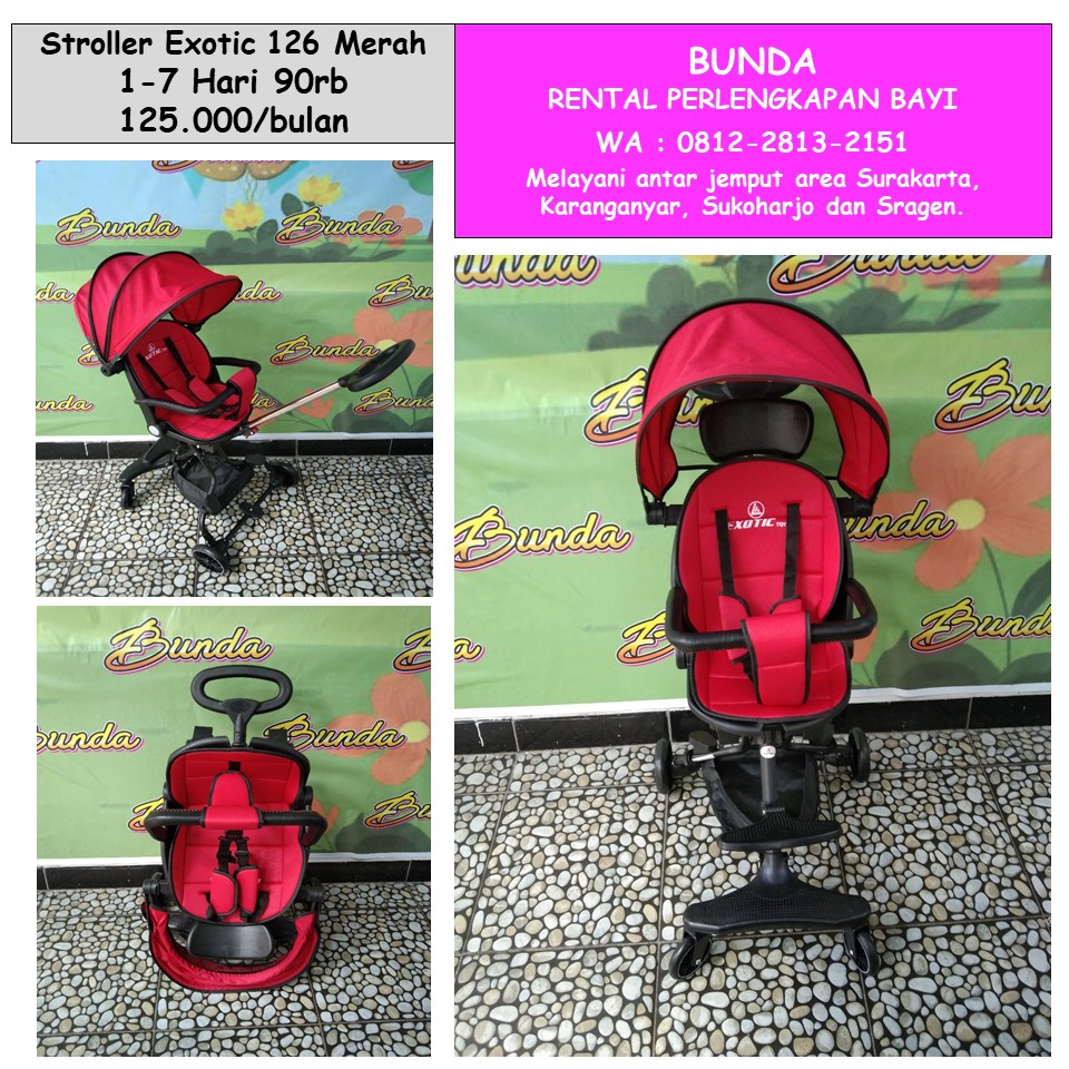 STROLLER EXOTIC 126 MERAH