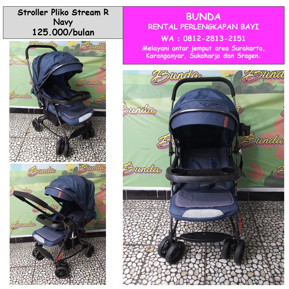 STROLLER PLIKO STREAM R NAVY