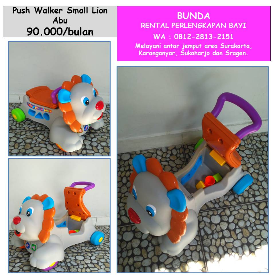 PUSH WALKER SMALL LION ABU 1