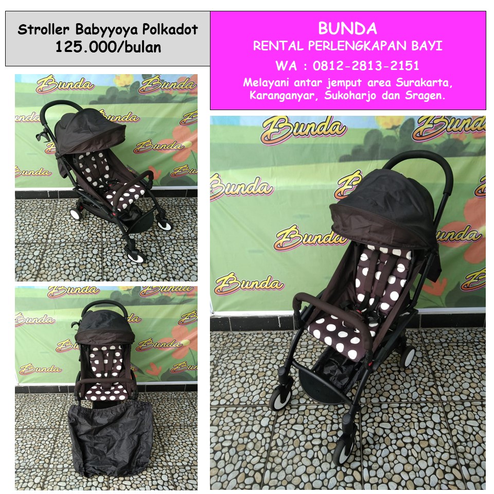 STROLLER BABYYOYA POLKADOT