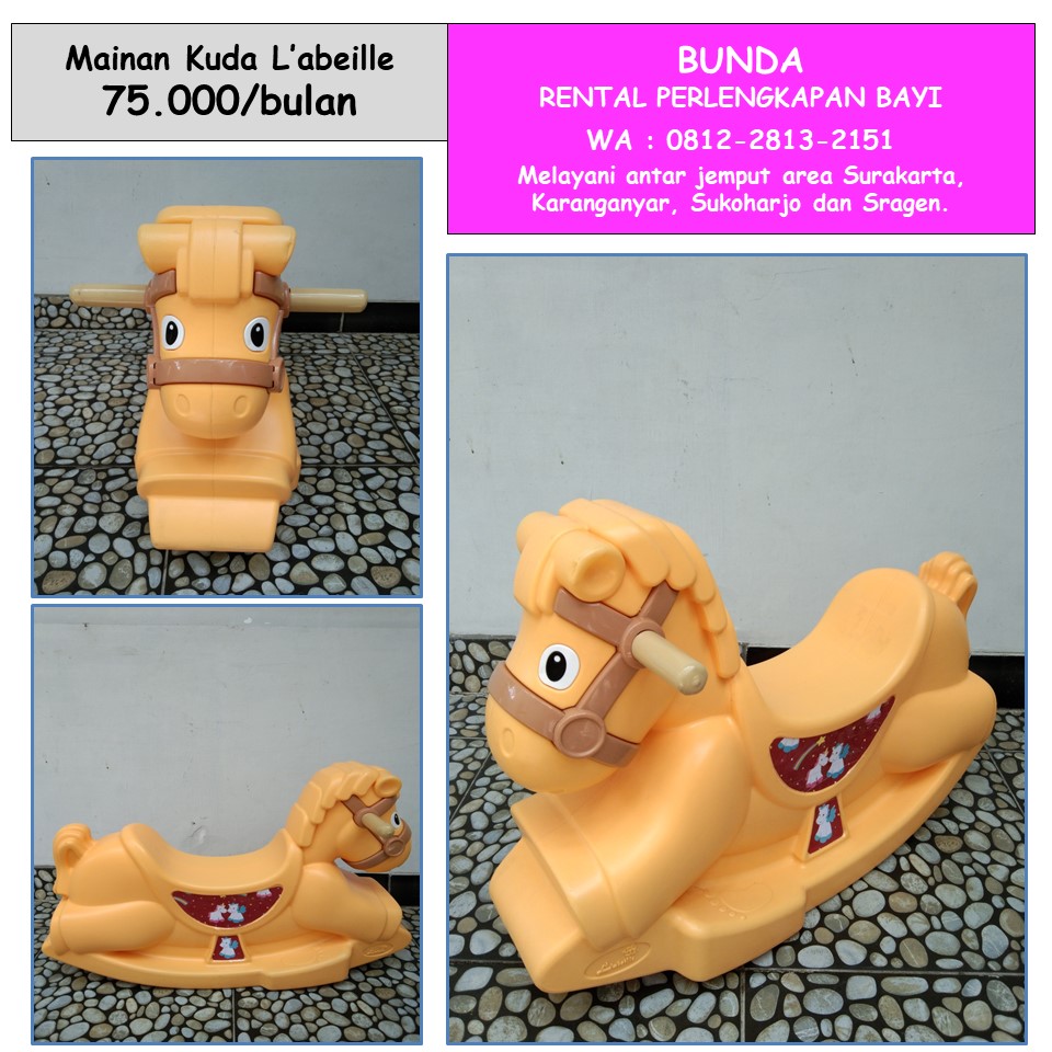 MAINAN KUDA L'ABEILLE KUNING