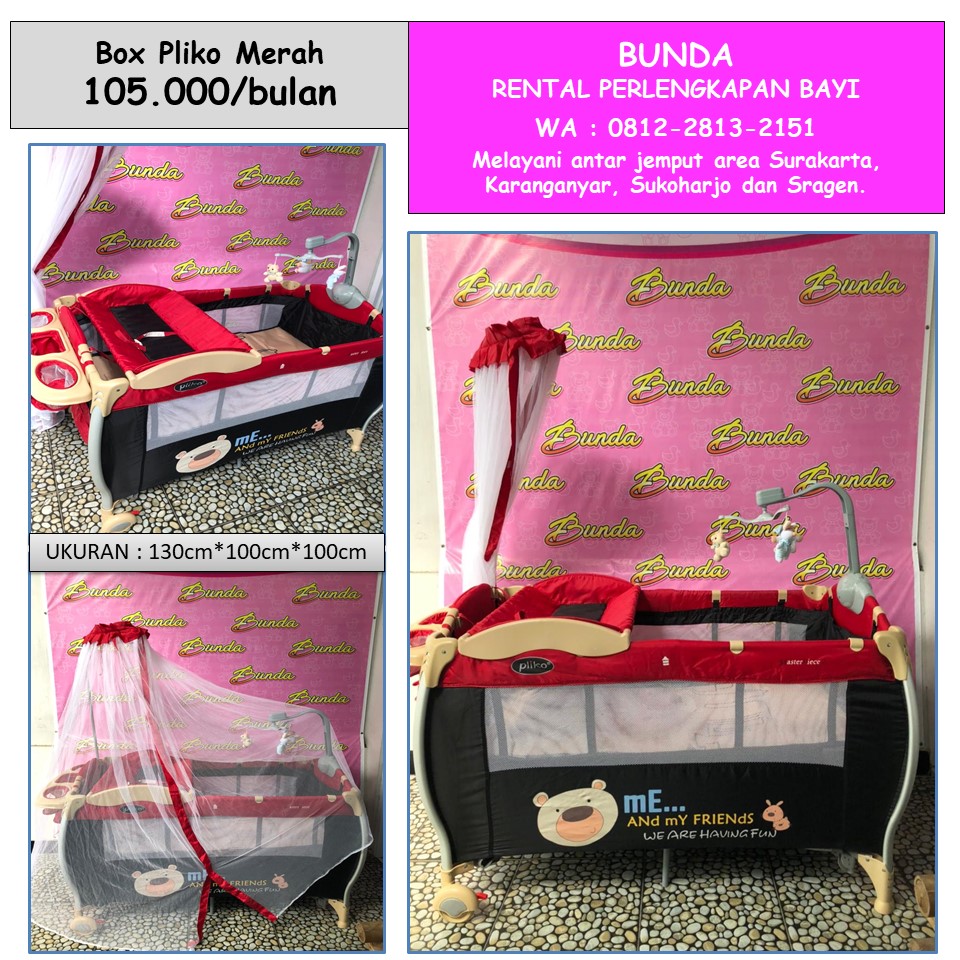 BOX PLIKO MERAH HITAM