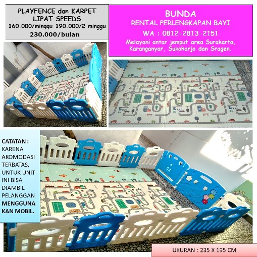 PLAYFENCE AND PLAYMAT SPEEDS